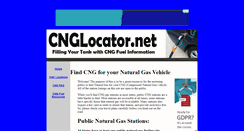 Desktop Screenshot of cnglocator.net